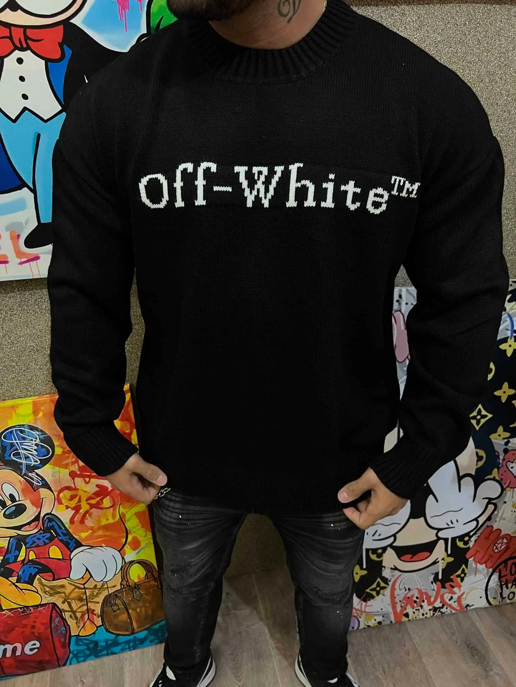 SWEATSHIRT OFF WHITE – OF10665