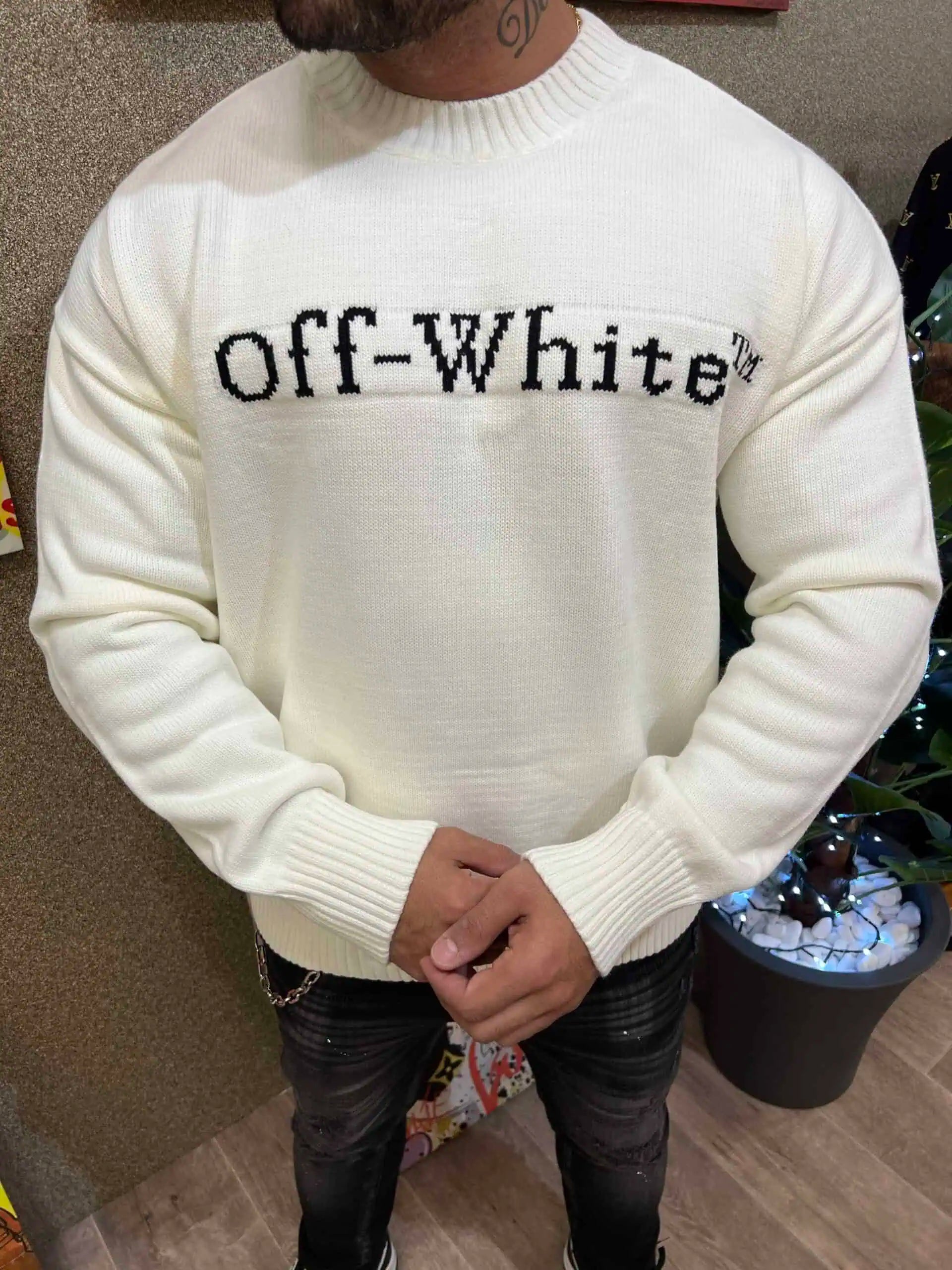 SWEATSHIRT OFF WHITE – OF10666