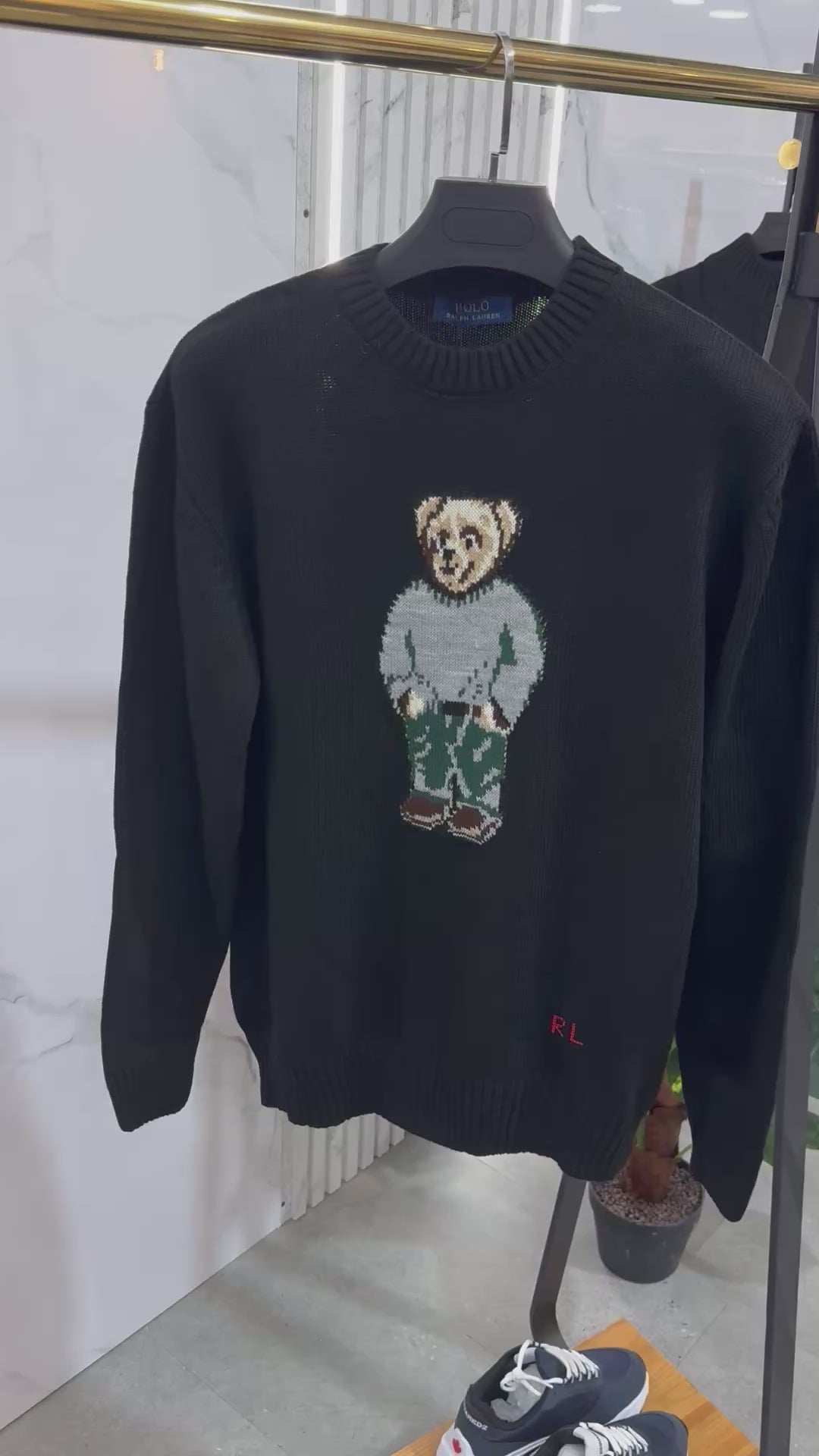 ΠΛΕΚΤΗ POLO RALPH LAUREN ΜΑΚΡΥΜΑΝΙΚΗ - NEW1410