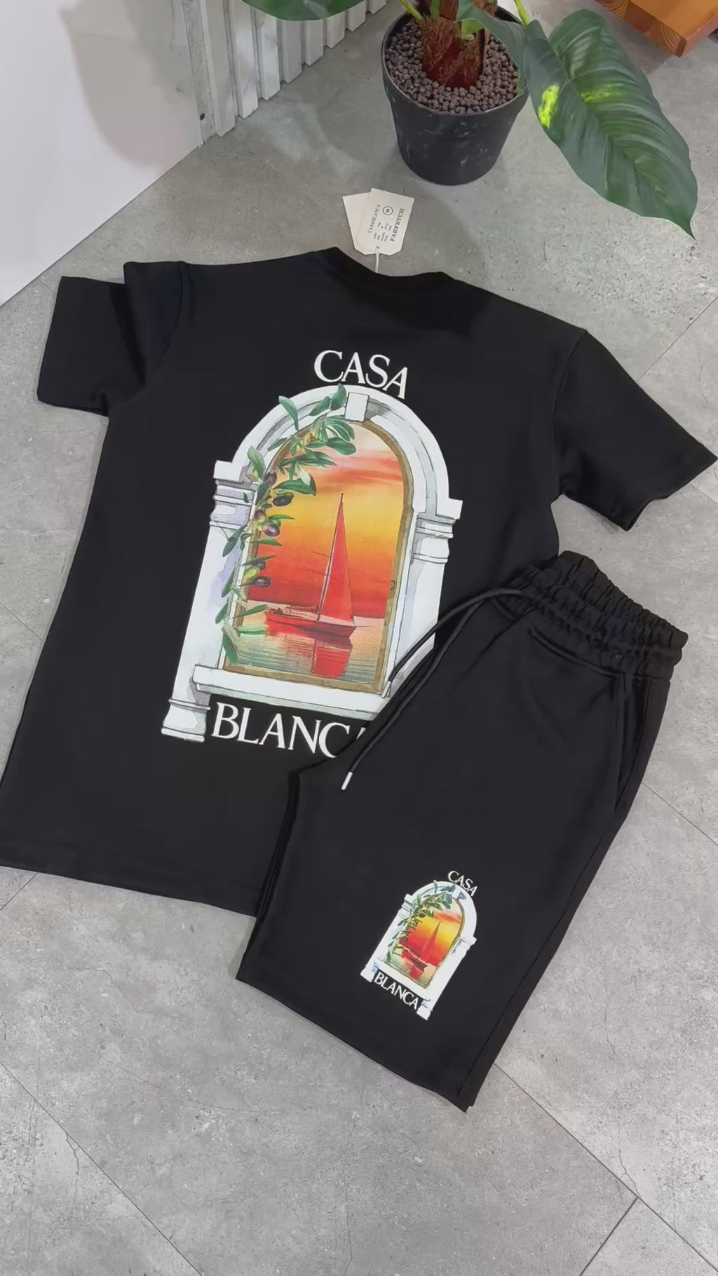 Casablanca Σετ "Sunset Arch" - Black - NEW1661