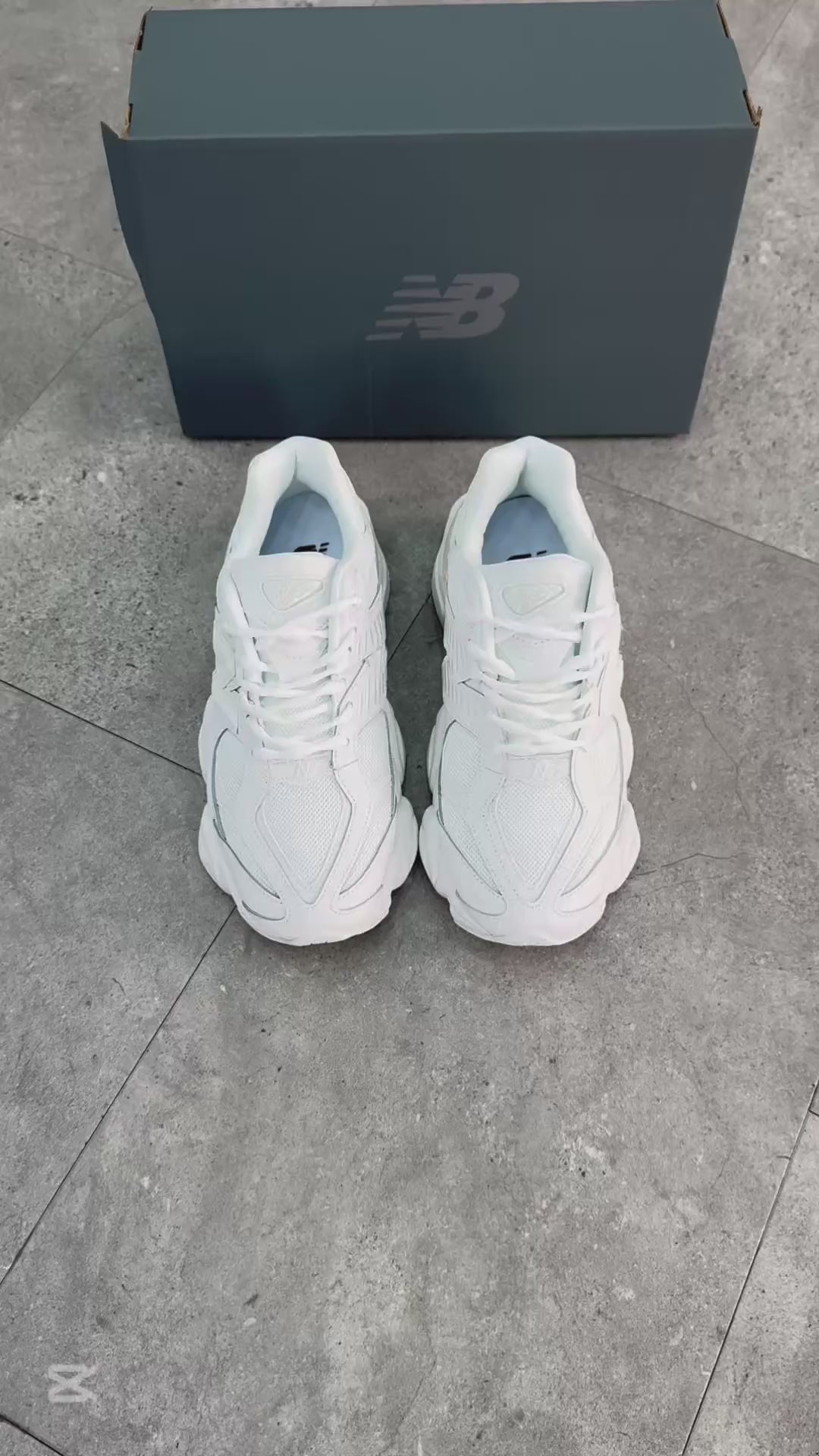 New Balance 9060 "triple white" - NEW1626